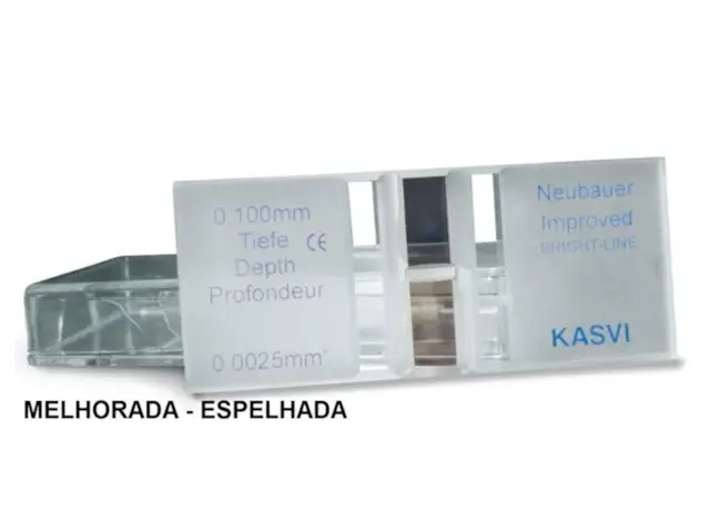 Câmara de Contagem Neubauer Melhorada Espelhada Kasvi Netlab