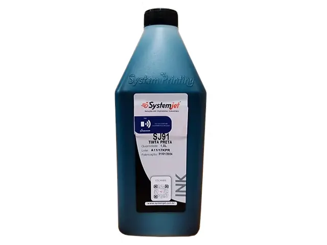 Tinta Drucker Preta SJ91 para Datadores