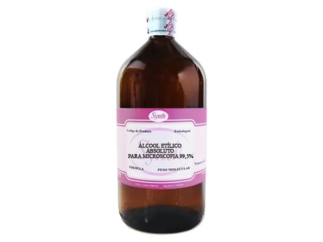 Álcool Etílico Absoluto para Microscopia 99,5% 1.000ml