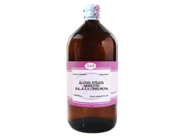 Álcool Etílico Absoluto P.A.-A.C.S. 790g 99,5% 1.000ml