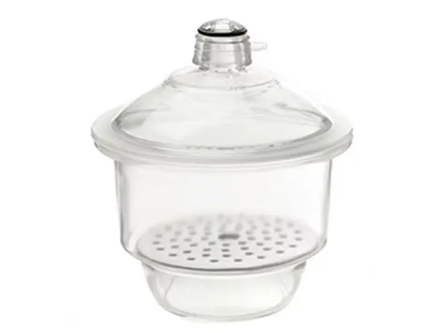 Dessecador de Vidro Completo com Tampa e Luva 2L
