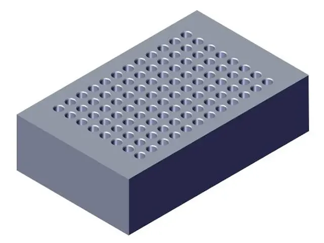 Bloco para 96 Microtubos de 0,2 mL e Microplacas de PCR para Banho Maria Seco 2BL9602FLAT