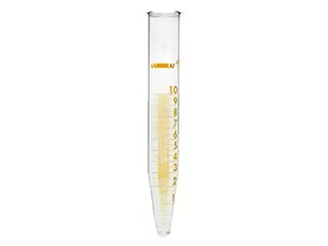 Tubo de Centrífuga Cônico Graduado em Âmbar 12ml