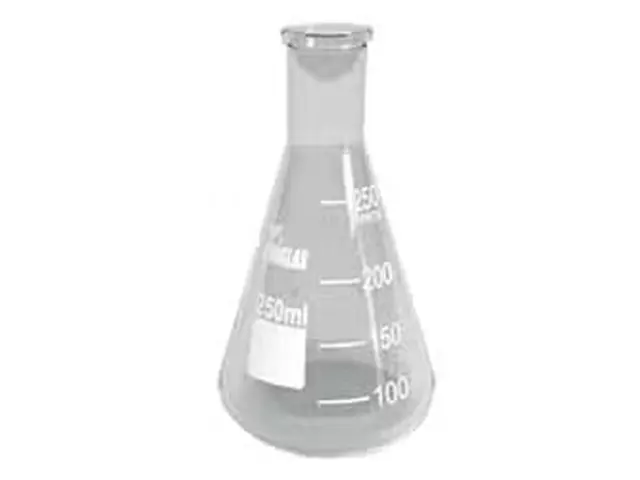 Frasco Erlenmeyer Boca Estreita Graduado 250ml