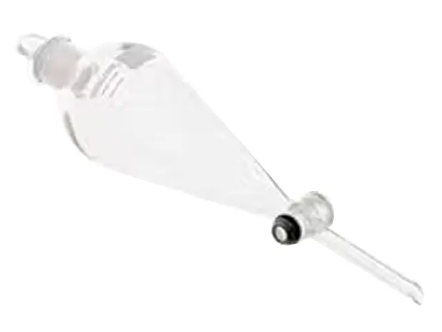 Funil de Separação Pera com Torneira e Rolha de Vidro 6.000ml