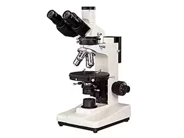 Microscópio de Polarização Trinocular Acromático Lâmpada Halógena MPL5–BEL