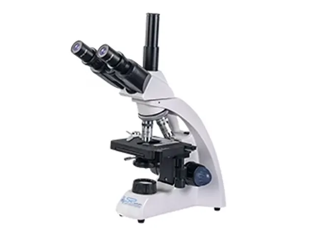Microscópio Biológico Trionocular 4 Objetivas Acromáticas 4X/10X/40X/100X SP-M104/B