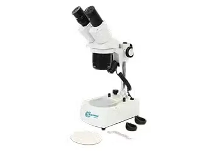 Microscópio Estereoscópio Binocular Objetivas 2X/4X Aumento de 40X e 80X MIBEST–CRALTECH