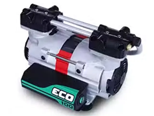 Bomba de Vácuo de Pistão Isento de Óleo 2 Pistões com Alta Resistência Química 110V SP-100/ECO/R