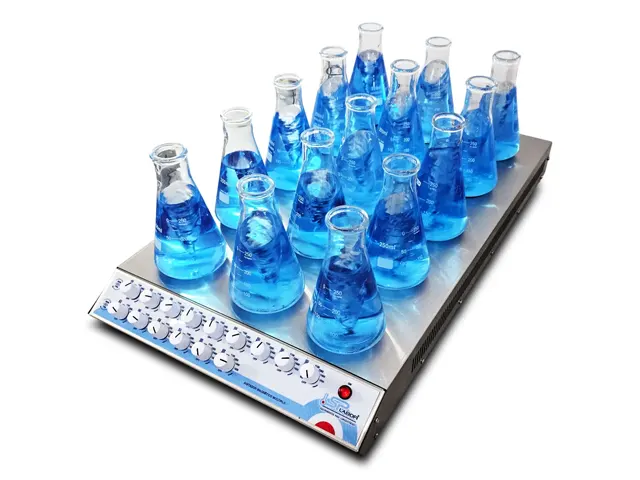 Agitador Magnético sem Aquecimento Multiposições em Aço Inox 15 Provas SP-10015/S
