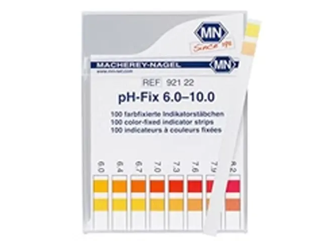 Papel Indicador de pH Escala 6 a 10 Graduação 0,3/0,4 pH 100 Tiras