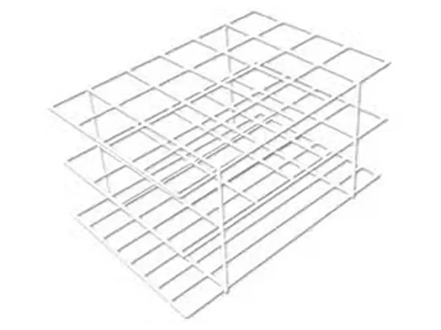 Rack PVC para 24 Tubos de Ensaio 27mm