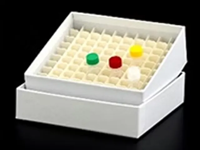 Rack de Fibra de Papelão para 100 Microtubos de 1.5m a 2.0ml