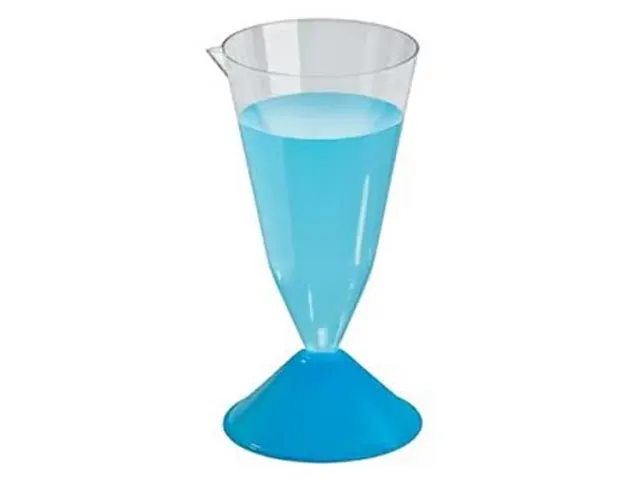 Copo de Sedimentação em Poliestireno com Base 200ml