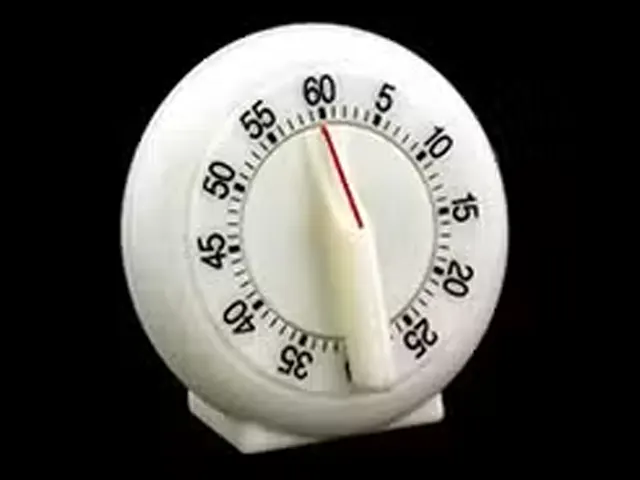 Relógio Despertador Timer de 0 a 60 Minutos com Alarme Sonoro