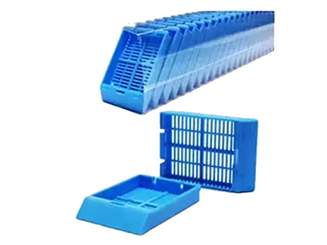 Cassete para Biópsia Automação Orifício 5x1mm Azul
