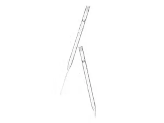 Pipeta Pasteur em Vidro de Ponta Longa 7x230mm