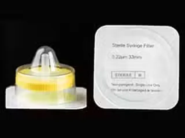 Filtro Estéril para Seringa de Fluoreto de Polietersulfona 33mm Taxa de Filtragem 350ml/min