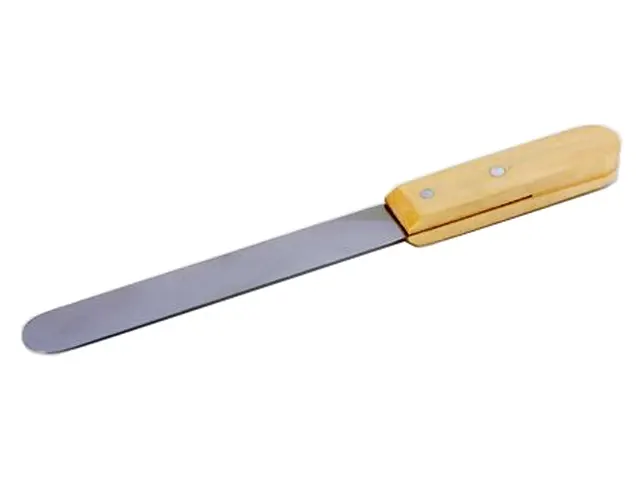 Espátula Aço Inox com Cabo de Madeira 22x120mm
