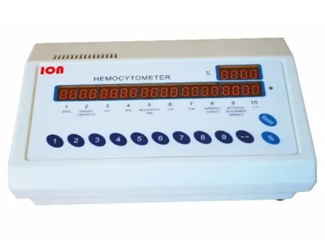 Contador Digital de Células Sanguíneas Hemocitômetro REF DL-2000A Bivolt Ion Netlab