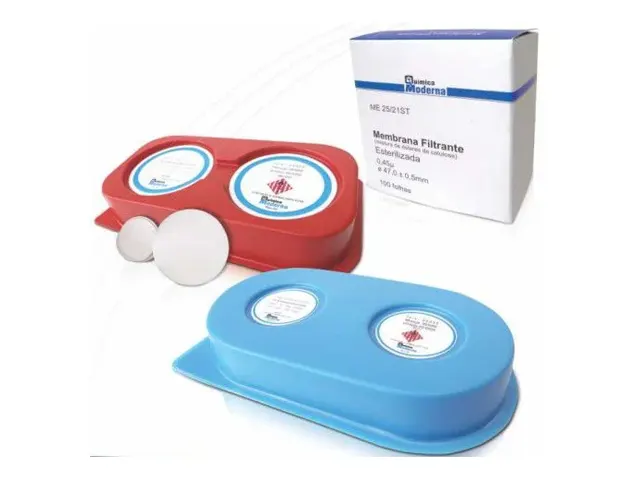 Membrana Filtrante Mistura Ésteres 0.45µm 13mm Branca Lisa 100 Unidades Netlab