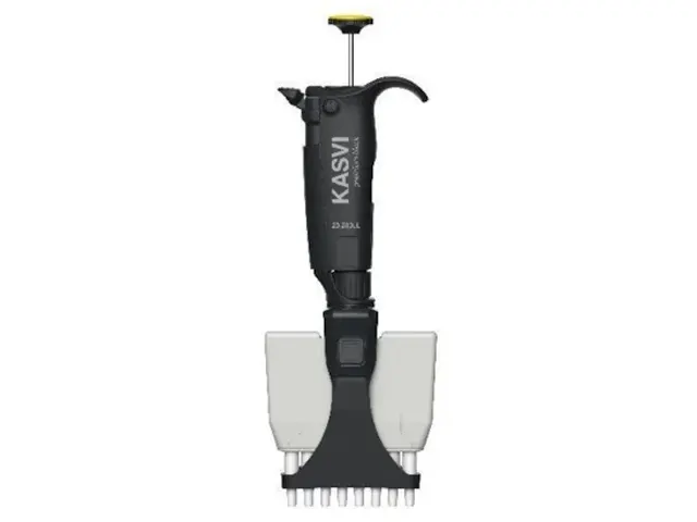 Micropipeta Multicanal 8 Canais Premium Black 20-300 µL Kasvi Netlab