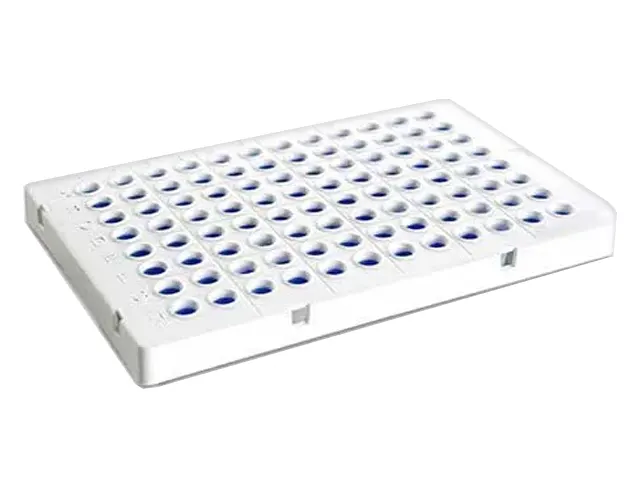 Microplaca QPCR Meia Borda 96 Poços LowProfile Branca 25 Unidades Netlab