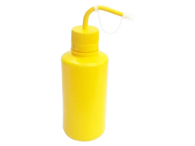 Pisseta de Plástico Amarela 500ml Nalgon Netlab