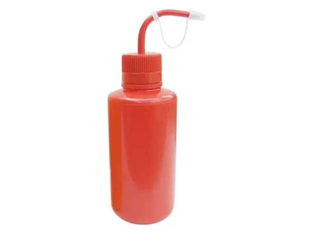 Pisseta de Plástico Vermelha 500ml Nalgon Netlab