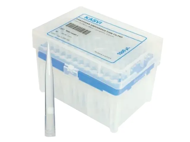 Rack com 96 Ponteiras com Filtro Estéril Baixa Retenção 1-200µl Netlab