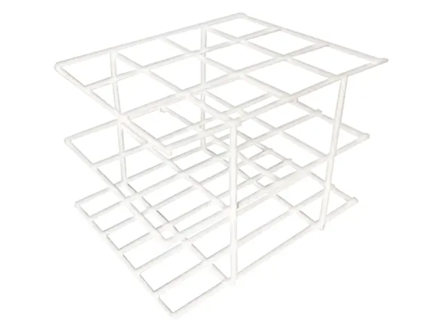 Rack para 72 Tubos de Ensaio em Arame Revestido em PVC Netlab