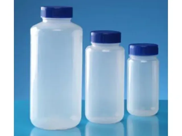 Frasco Reagente de Plástico sem Graduação Boca Larga 1.000ml Netlab