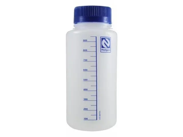Frasco Reagente de Plástico Graduado Boca Larga 500ml Nalgon Netlab