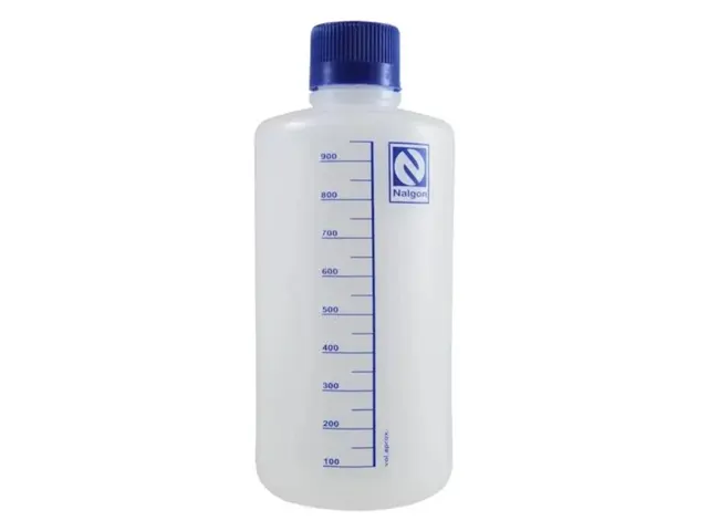 Frasco Reagente de Plástico Graduado Boca Estreita 250ml Nalgon Netlab