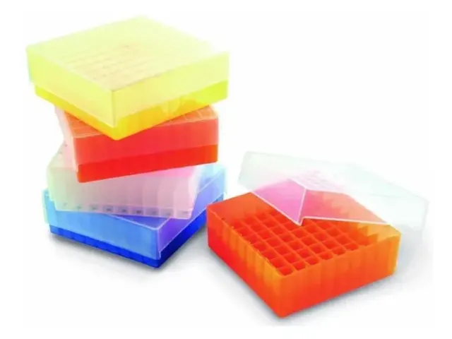Rack Criobox com Tampa para 81 Microtubos Tipo Eppendorf Netlab