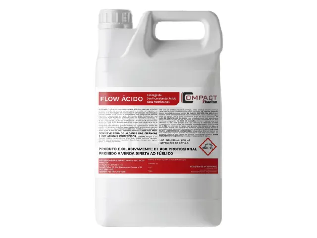 Detergente Desincrustante Ácido para Membranas Flow Ácido