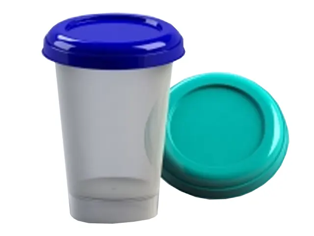Copo para Requeijão com Tampa 210ml