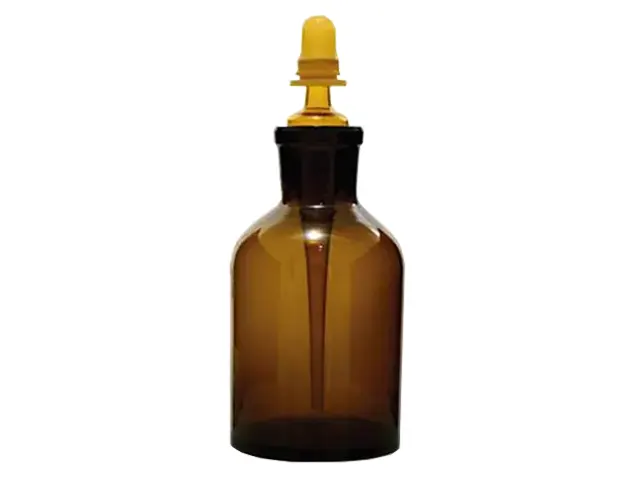 Frasco Conta Gotas Alcalino Âmbar 60 ml Laborglas