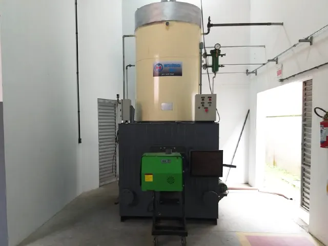 Caldeira à Lenha Pellet Vertical ICA-PV