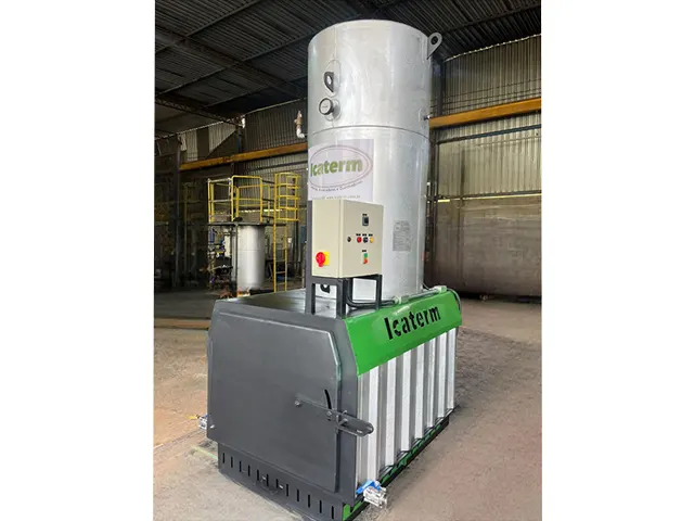 Caldeira de Vapor à Lenha Vertical ICA-LV 255.200 Kcal/h
