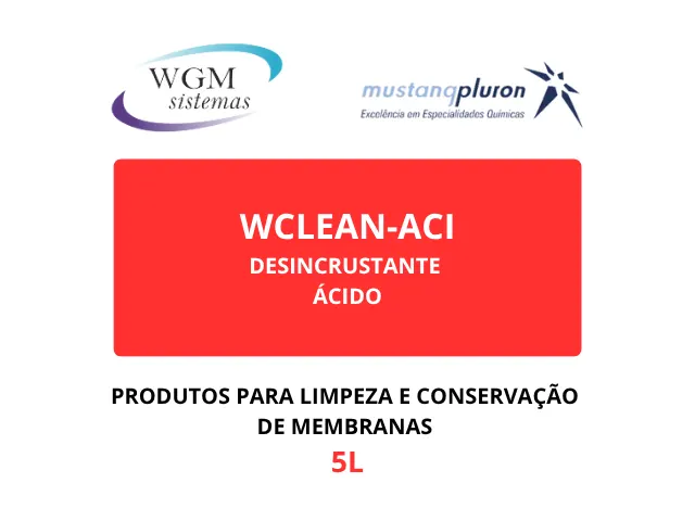 Solução Ácida para Limpeza de Membranas WCLEAN ACI 5L