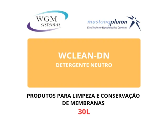 Detergente Neutro para Limpeza de Membranas WCLEAN DN 30L