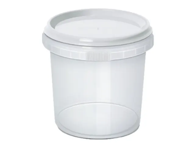 Pote Redondo com Lacre no Pote 500ml