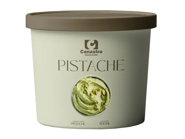 Pote em Papel Cartão para Sorvete 500ml