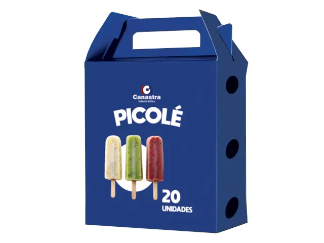 Caixa para Picolés Duplex