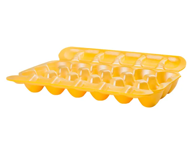 Estojo Porta-Ovos Laranja Fechado para 18 Unidades POA-018