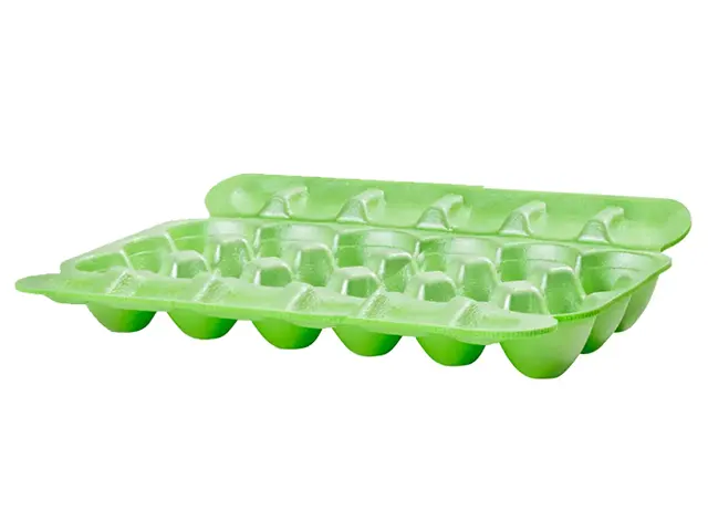 Estojo Porta-Ovos Verde Fechado para 18 Unidades POA-018