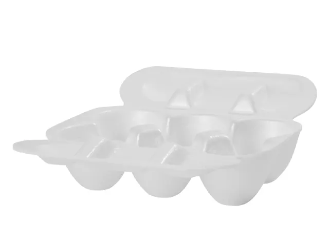 Estojo Porta-Ovos Verde Aberto para 6 Unidades POA-006