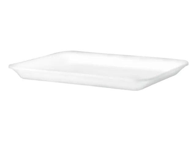 Bandeja Básica Rasa Branco 235x180x16mm CRL-003