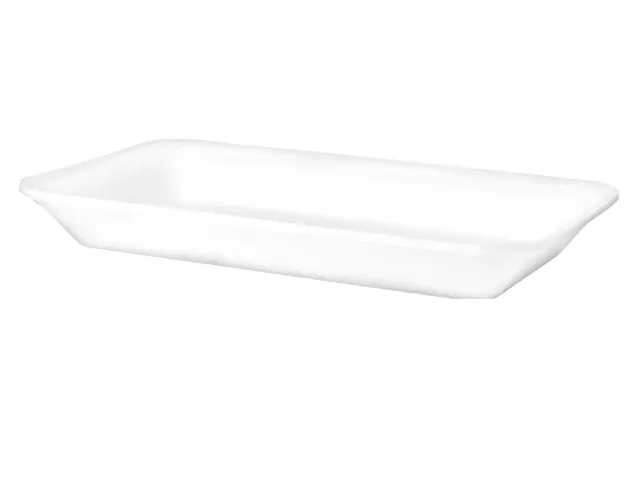 Bandeja Básica Rasa Branco 275x150x14mm CRL-004